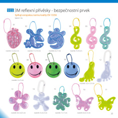 Reflektierender Ansteckbutton - grüne Smiley Reflektierender Ansteckbutton - grüne Smiley